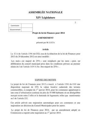 Amendement Lionnel Luca Terrains non bâtis 2