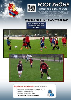 PV 166 du jeudi 14 Novembre 2013