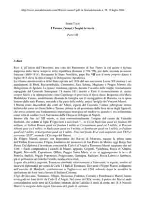 STORIA I Varano Ileana Tozzi