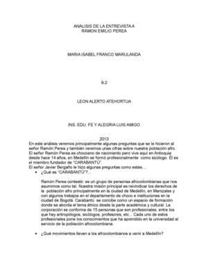 taller 3, análisis de entrevista 