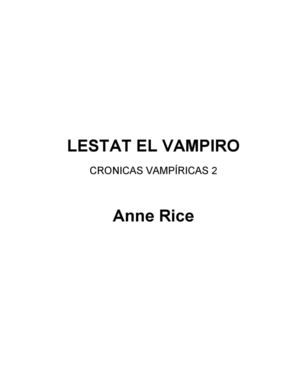Crónicas vampiricas