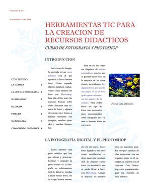 Periodico sobre la fotografía
