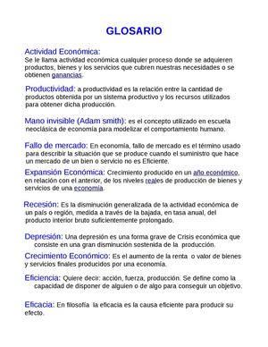 Glosario