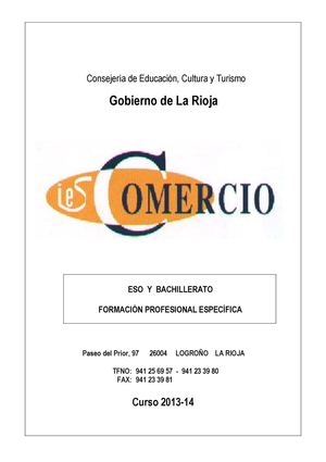 Guía IES Comercio 2013-14