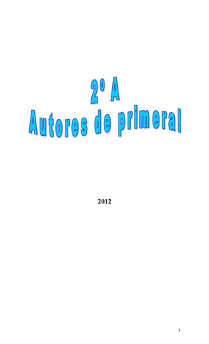 Cuentos increibles de 2ºB 2012