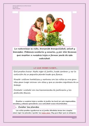 Ciencias Naturales en el Nivel Inicial