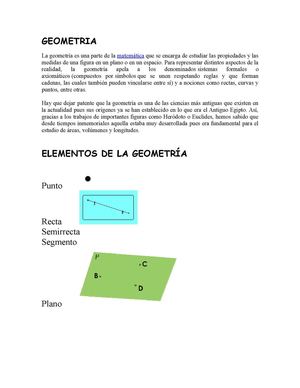 Nociones de Geometria
