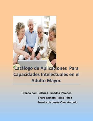 Aplicaciones Para Capacidades Intelectuales en el Adulto Mayor 