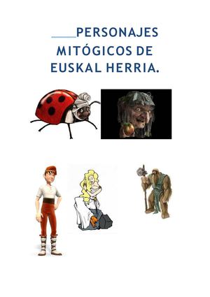 PERSONAJES MITOLÓGICOS DE EUSKAL HERRIA