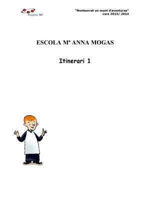 ITINERARI1 Escola Mª Anna Mogas
