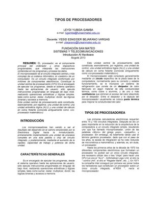  Tipos de Procesadores.doc
