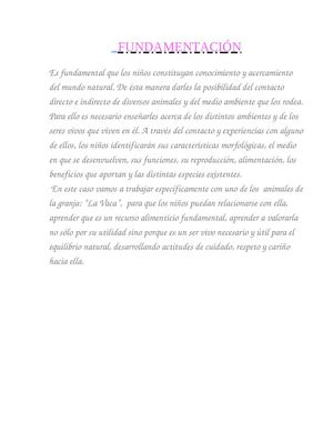 Animales de la granja: La Vaca