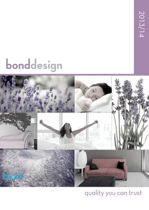 Bond Design 2013/14 Catalogue