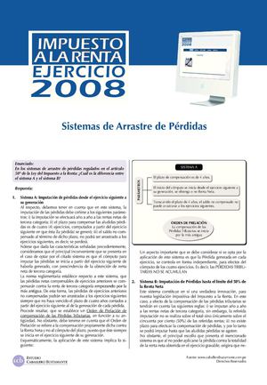 Proceso de compesacion de perdidas tributarias