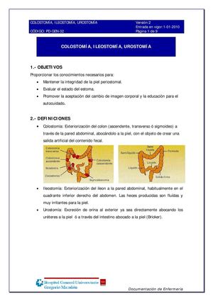 CUIDADOS DE LA COLOSTOMIA