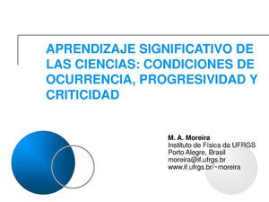 APRENDIZAJE SIGNIFICATIVO