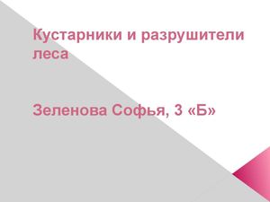 Работа Зеленовой С.