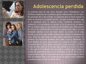 adolescencia perdida