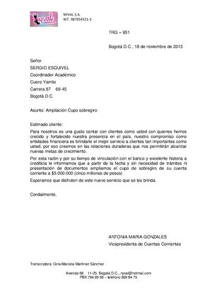 CARTA CIRCULAR