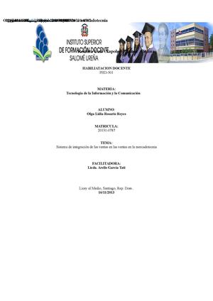 sistema integral de las ventas