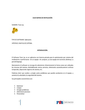 GUIA RAPIDA DE INSTALACIÓN TUNEUP
