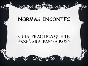 NORMAS INCONTEC