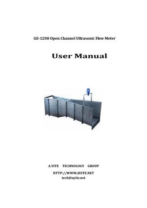 GE-1208 Open Channel Ultrasonic Flowmeter