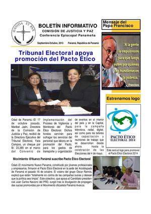 Boletín de Septiembre y Octubre 2013.