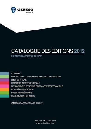 Catalogue GERESO Edition 2012