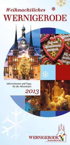 Weihnachtsmarkt Wernigerode - Gesamtbroschüre 2013