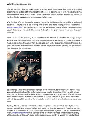 Watch eclipse best sale movie online free