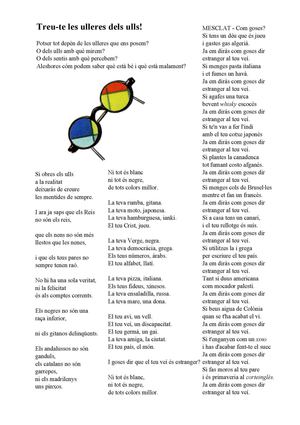 4.5. Racisme textos i cançons