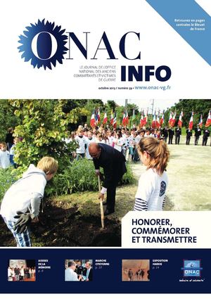 ONAC info - la revue de l'Office national des anciens combattants et victimes de guerre