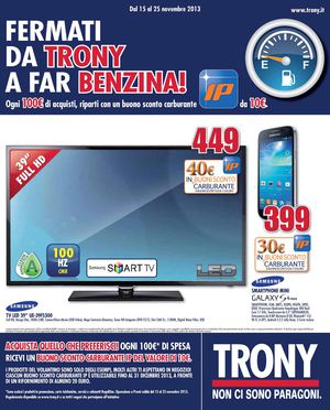 Volantino Trony dal 15/11 al 25/11/2013
