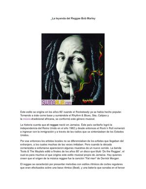 Historia del Reggae
