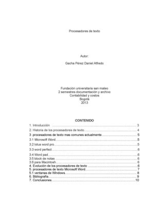 procesadores de texto