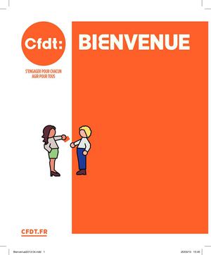 Livret "Bienvenue à la CFDT"