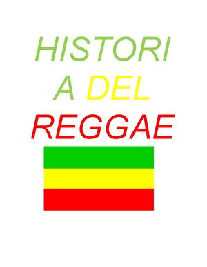 Historia del Reggae