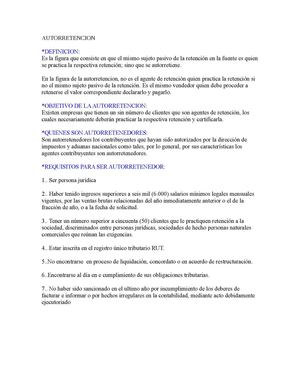 autorretencion