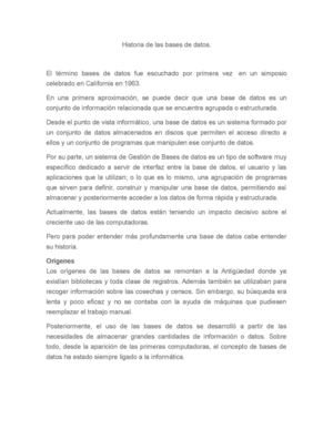  Origen, consecuencias, causas y soluciones de la base de datos para empresas