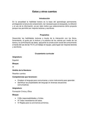 Estos y otros cuentos