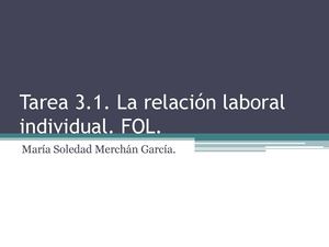 Tarea 3.1. FOL.