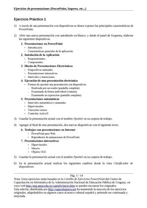 Ejercicios  animaciones