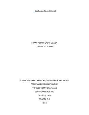 ANÁLISIS NOTICIAS ECONÓMICAS COLOMBIANAS 