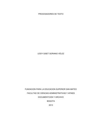 Procesdores de Texto