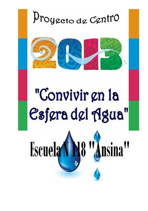 PROYECTO DE CENTRO 2013
