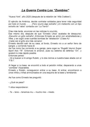 CUENTOS DE LA CLASES