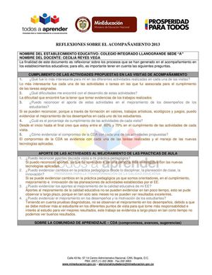 Bitácora de reflexión final