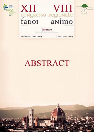 XII CONGRESSO FADOI - TOSCANA VIII CONGRESSO ANìMO: LIBRO ABSTRACT 2013