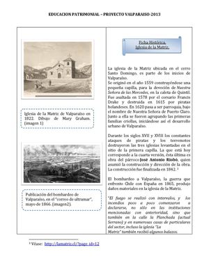 Historia Local. Iglesia de la Matriz.